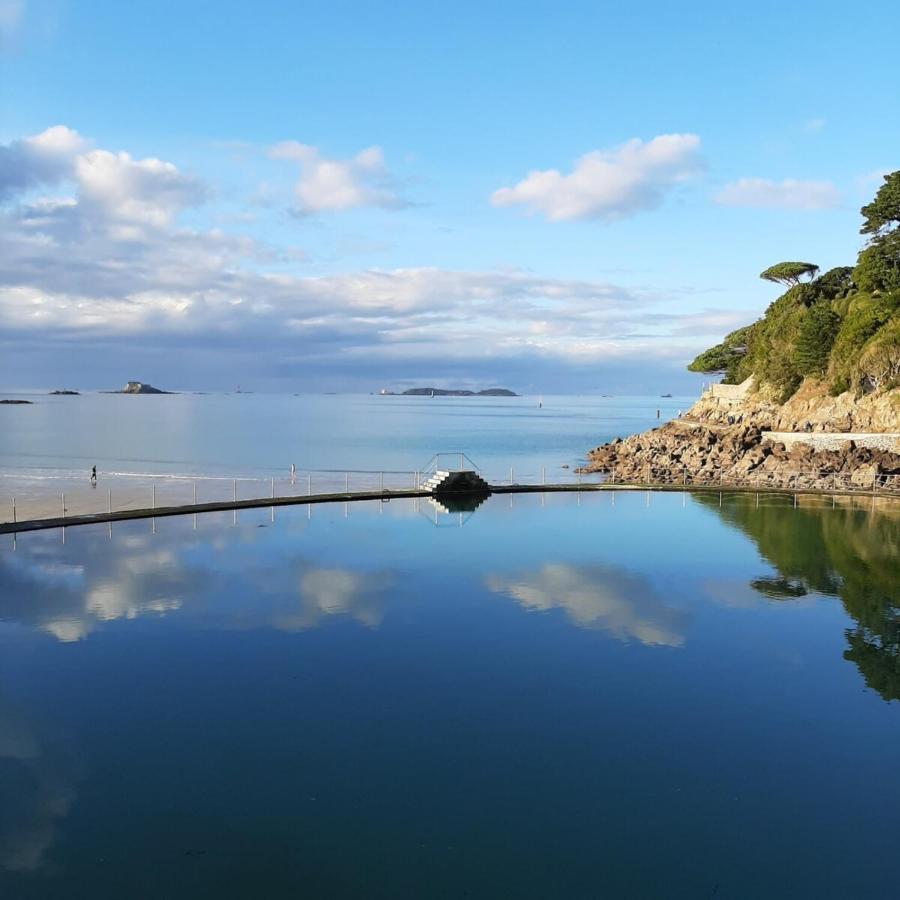 T2 50M Du Marcheplagesjardin Priverue Calme Dinard Bagian luar foto
